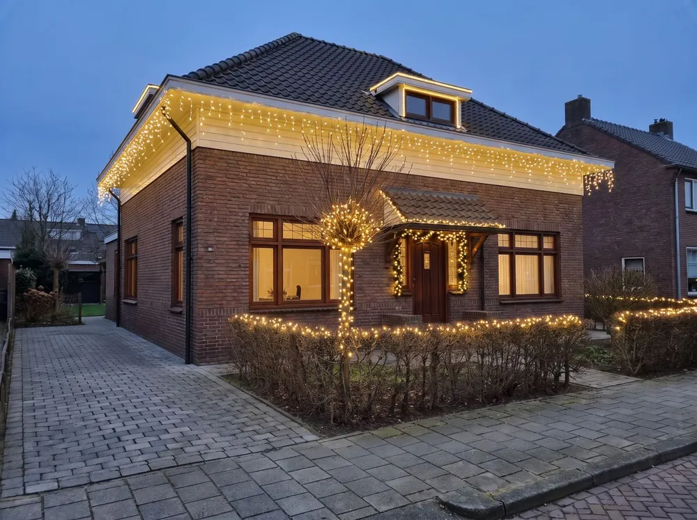 Hetzelfde huis met lichtplan