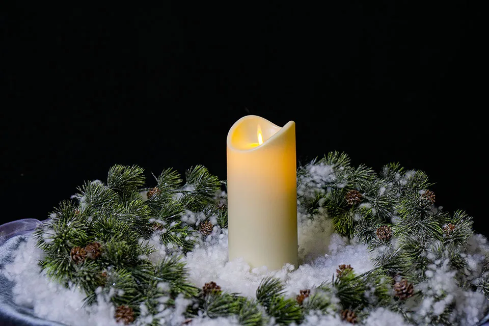 LED kaars 17,5 cm – Ivoor