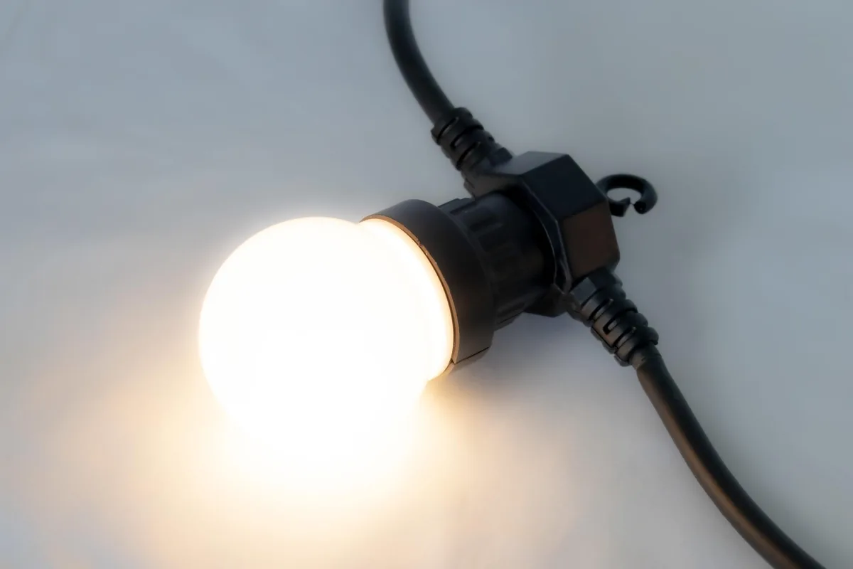 Feestverlichting 5 meter warm wit (mat)