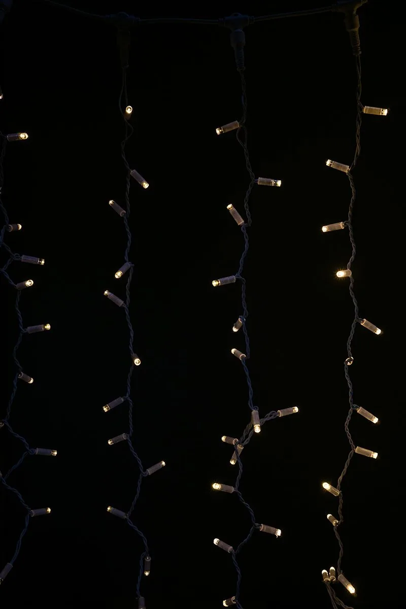 Lichtgordijn 200x150cm warm wit