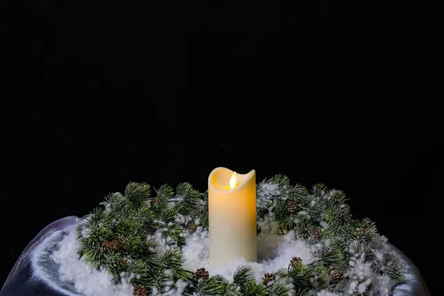 LED kaars 15cm – Ivoor