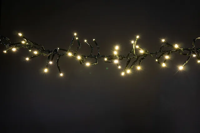 Microled clusterverlichting 2,5 meter warm wit