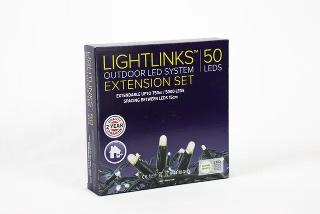 Lightlinks 50 LEDs 7,5 meter warm wit